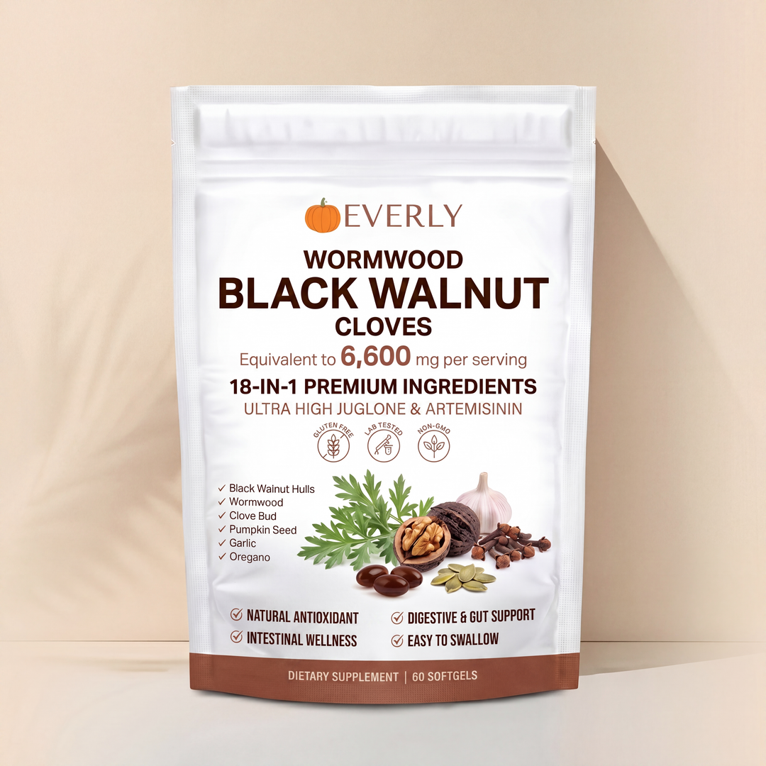 Everly® Wormwood Black Walnut Cloves Softgels