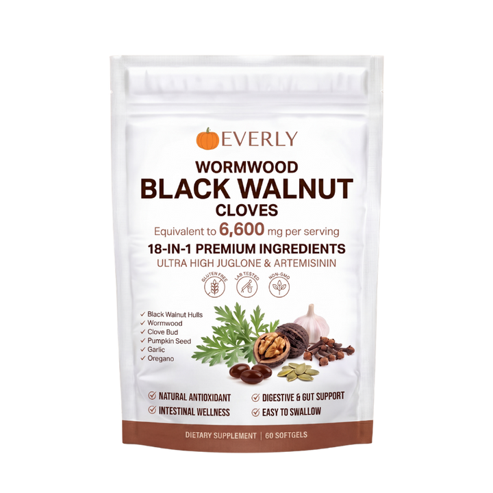 Everly® Wormwood Black Walnut Cloves Softgels